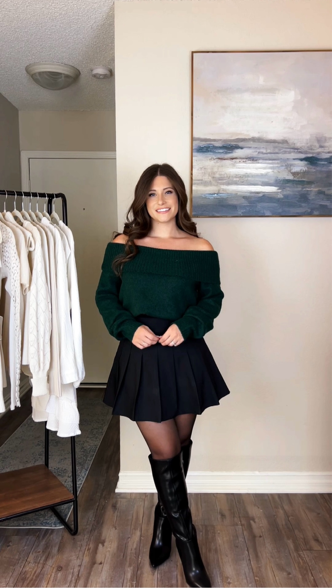 Holiday Outfit 🎁 Holiday Party Outfit / Winter Sweater, Knee Boots

#LTKHoliday #LTKShoeCrush #LTKStyleTip