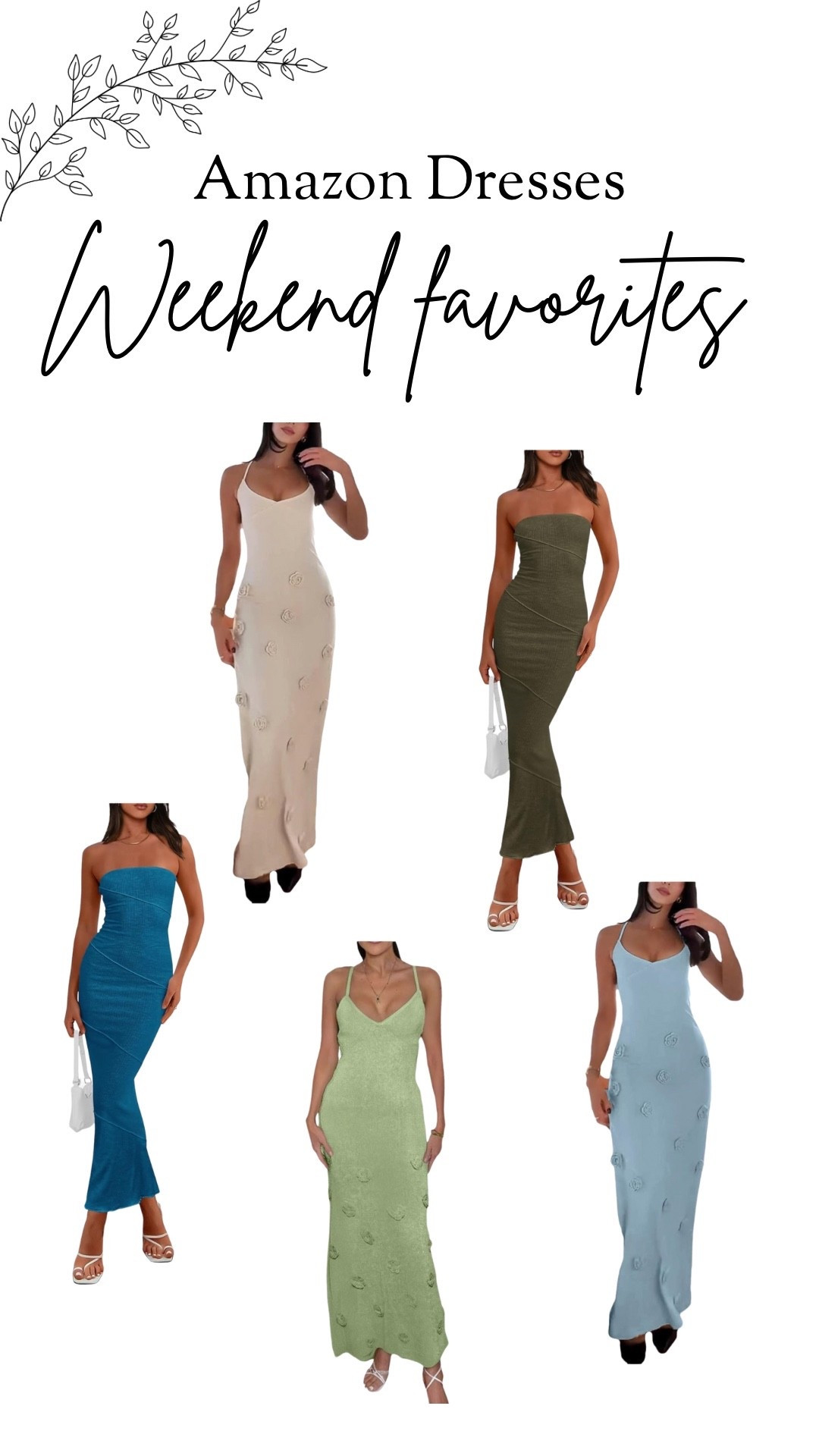 Best dresses for weekend events/wedding season/night out 

💚💚💚 
Size small in all

#LTKSeasonal #LTKSaleAlert #LTKFindsUnder50