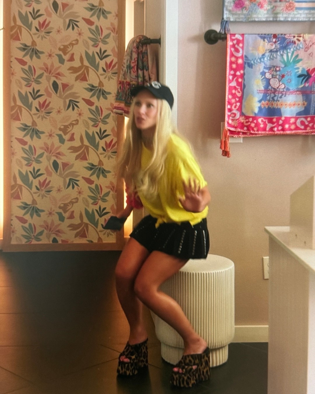 Keeley Jones wearing a black mini skirt and animal print wedges on Ted Lasso S04E01

#LTKPetite #LTKgrwm #LTKootd