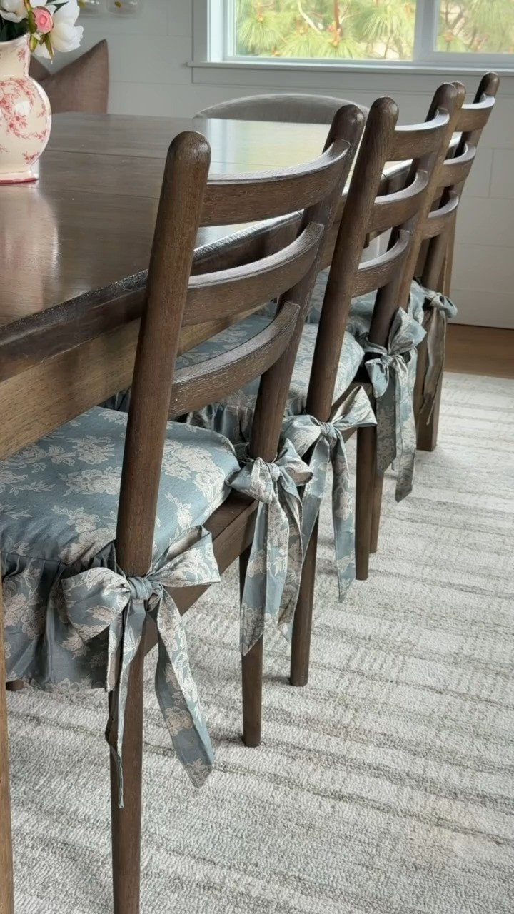 I am absolutely loving these seat cushions  added to our dining chairs. They add the cutest touch plus extra comfort. 

home decor, seat cushions, interior design 

 #LTKdayinmylife #LTKOver40 #LTKHome
