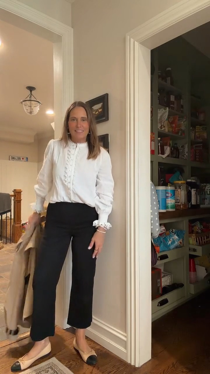 I love these black pants, they’re such a true staple. I also found a similar option for less that I love just as much. It’s an easy outfit that always feels polished and put together.

#LTKMidsize #LTKOver40 #LTKSeasonal