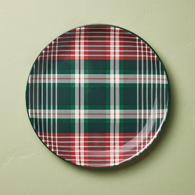 10.5" Melamine Dinner Plate Signature Plaid - Hearth & Hand™ with Magnolia | Target