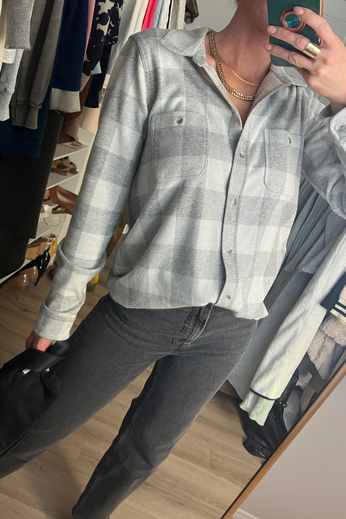Super soft flannel (wearing a small) 

#LTKstyletip #LTKSeasonal