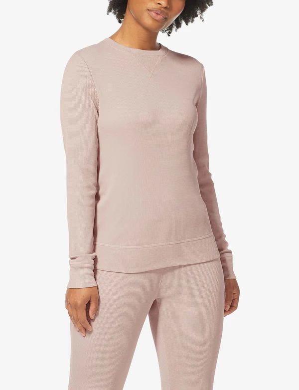 Women's Waffle Lounge Crew Neck Sweatshirt | Tommy John