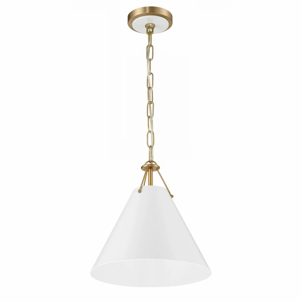 1 Light Pendant-Vibrant Gold Finish    -Traditional Installation Crystorama Lighting Xav-B8301-Vg | Walmart (US)