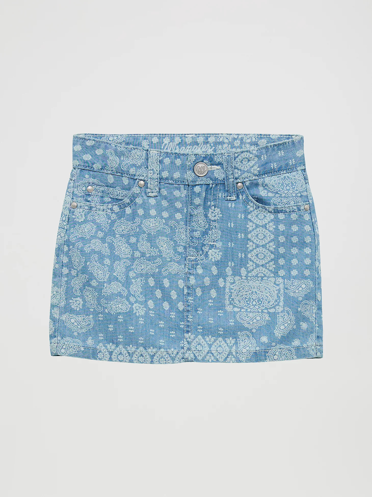 Girl's Wrangler Bandana Denim Skirt | Wrangler