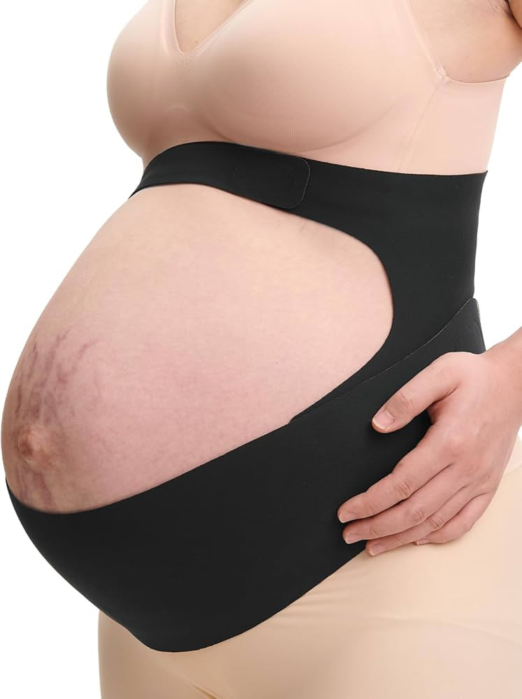 Momcozy Pregnancy Belly Band, CozySupport Ergonest Maternity Belly Band, Invisible Pregnancy Belt... | Amazon (US)