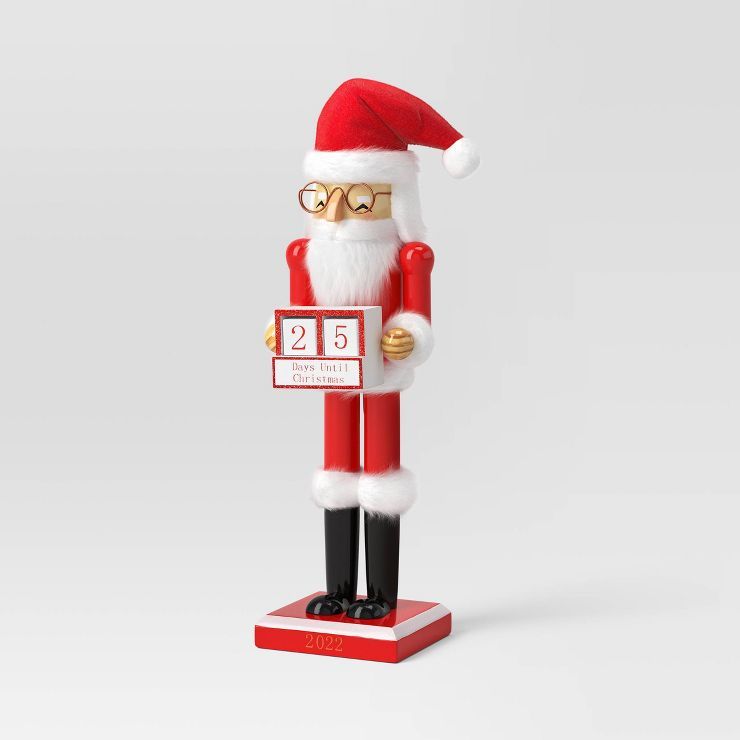 Countdown Santa Nutcracker - Wondershop&#8482; | Target