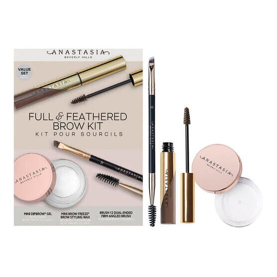 kit de sobrancelhas anastasia beverly hills full & feathered brow kit | Sephora (BR)