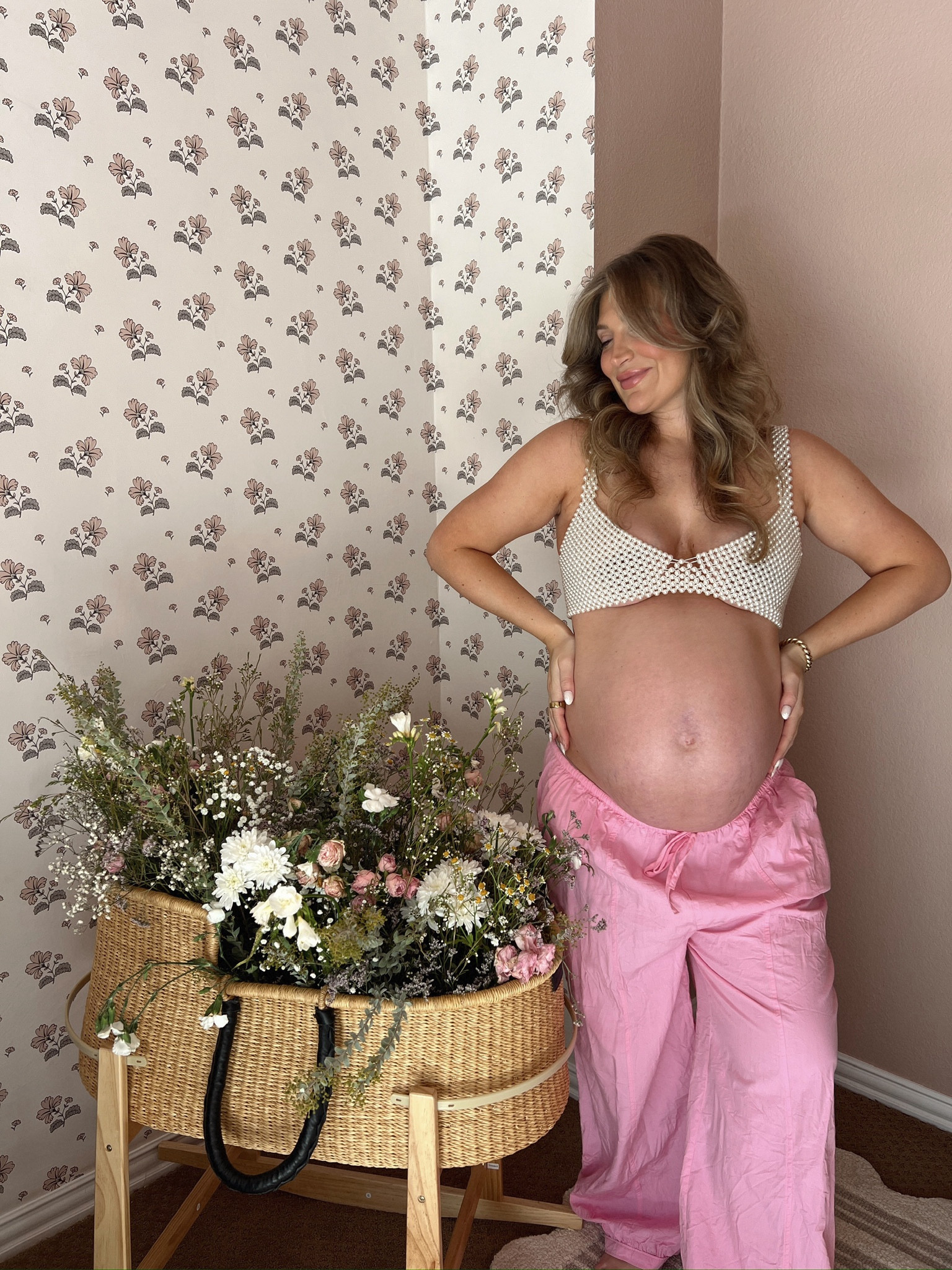 Linking similar — Baby girl mom look for the bump + wicker bassinet from my baby sprinkle 🩷


#LTKBaby #LTKBump