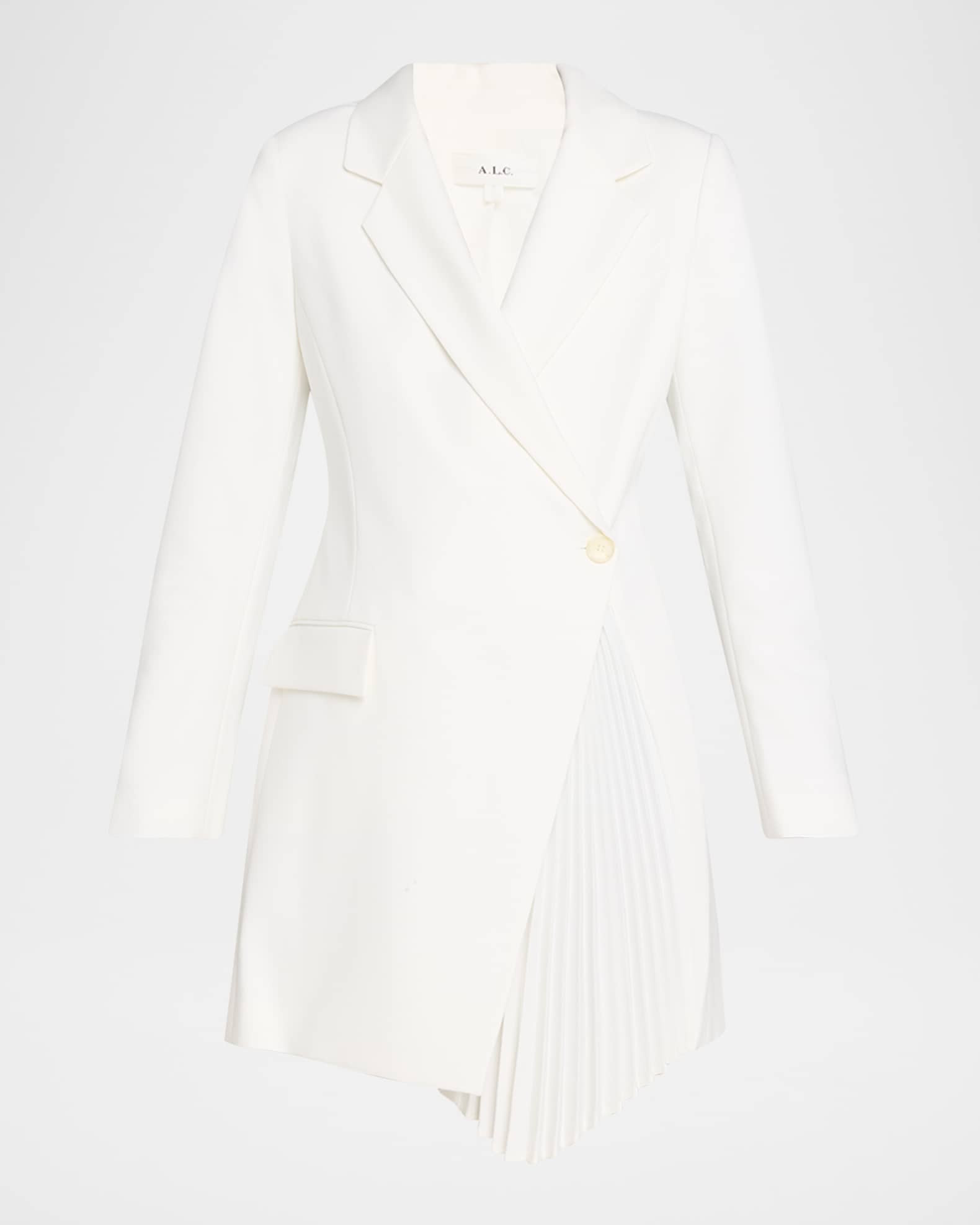 Juliet Pleated Blazer Mini Dress | Neiman Marcus