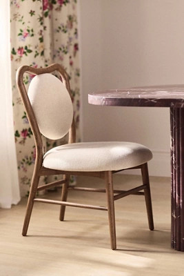 Ella Linen Dining Chair | Anthropologie (US)