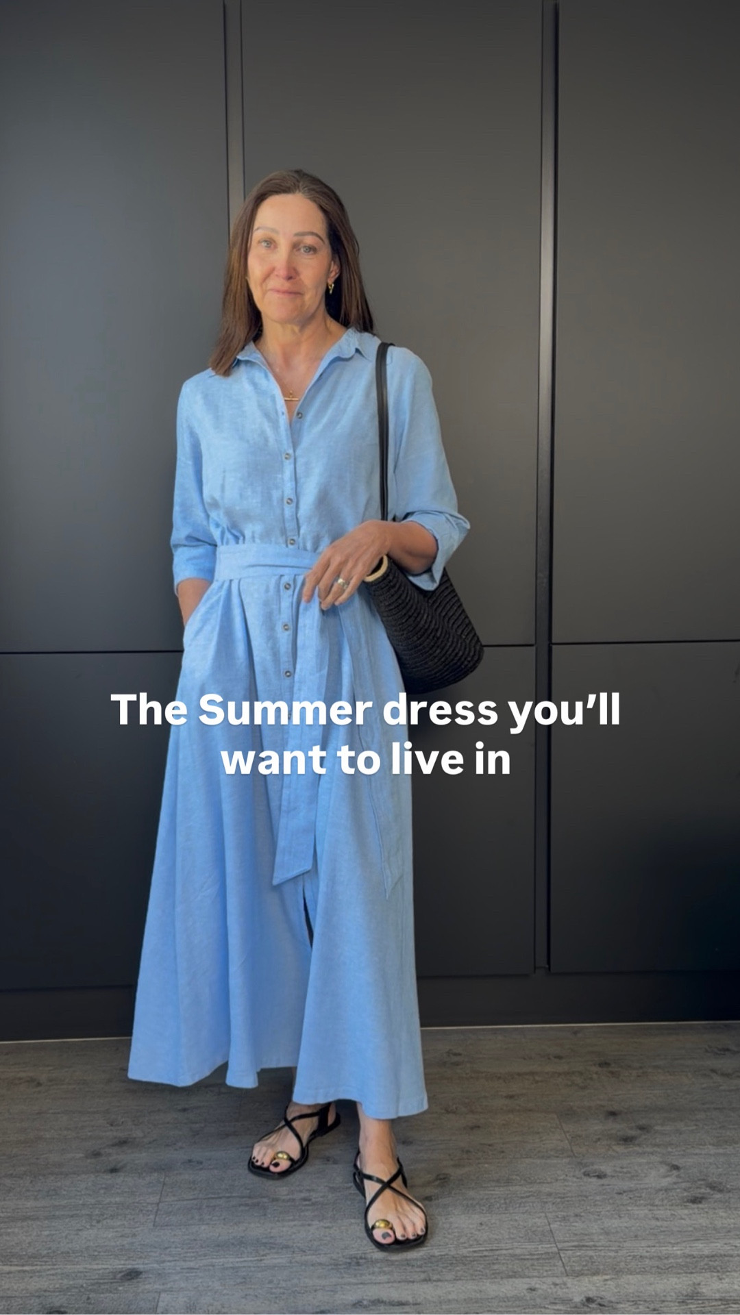 The summer dress you’ll feel amazing in. Flattering, cool and endlessly wearable - great for holidays, work, occasions or just sunny days. Flattering shirt style with a lovely sleeve length - and of course it has pockets. Light linen blend fabric means it’s resistant to creasing and will keep you cool in the heat. I’m in a 12  and 5’7 x

#LTKover50style #LTKstyletip #LTKsummer