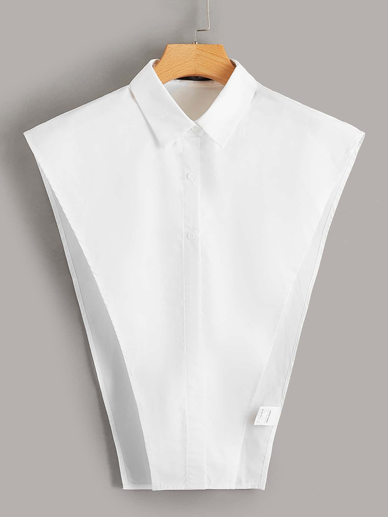 SHEIN EZwear Button Front Asymmetrical Hem Blouse | SHEIN