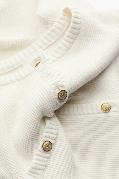 Rib-knit Button-front Dress | H&M (US + CA)