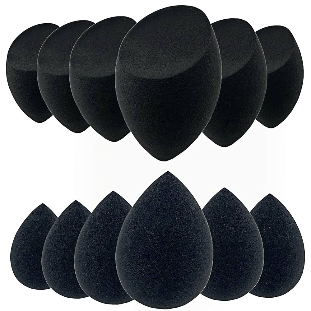 Beauty Blender Makeup Sponge - 12 Pcs Makeup Sponge Set with Beauty Foundation Sponge Blender Hol... | Amazon (US)