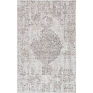 Unique Loom Portland Woodburn Ivory 8 ft. x 10 ft. Area Rug 3147360 - The Home Depot | The Home Depot