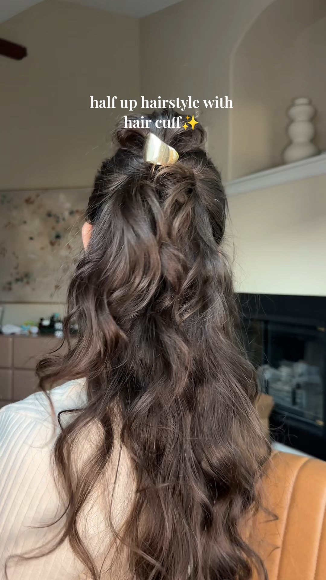 cutie half-up hairstyle with hair cuff✨

#LTKBeauty #LTKOver40 #LTKStyleTip