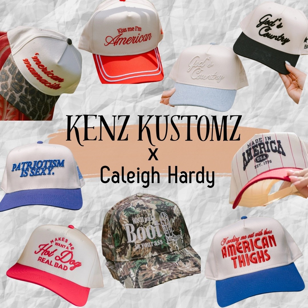 Kenz Kustomz x Caleigh Hardy collab! 
~patriotic 
~American 
~For God & Country 

Use Code: BRANDYDANFORD10

#LTKActive #LTKStyleTip #LTKFindsUnder50