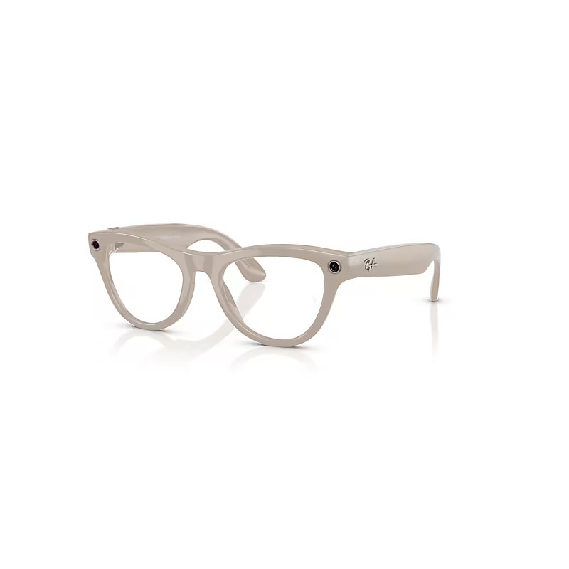 Ray-Ban Meta Lunettes IA - Monture Gris poudré Verres Bleu | Ray-Ban (EU)