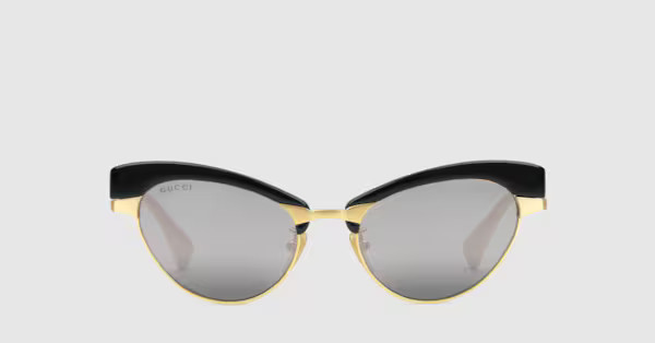 Cat-eye sunglasses with interchangeable frame | Gucci (US)