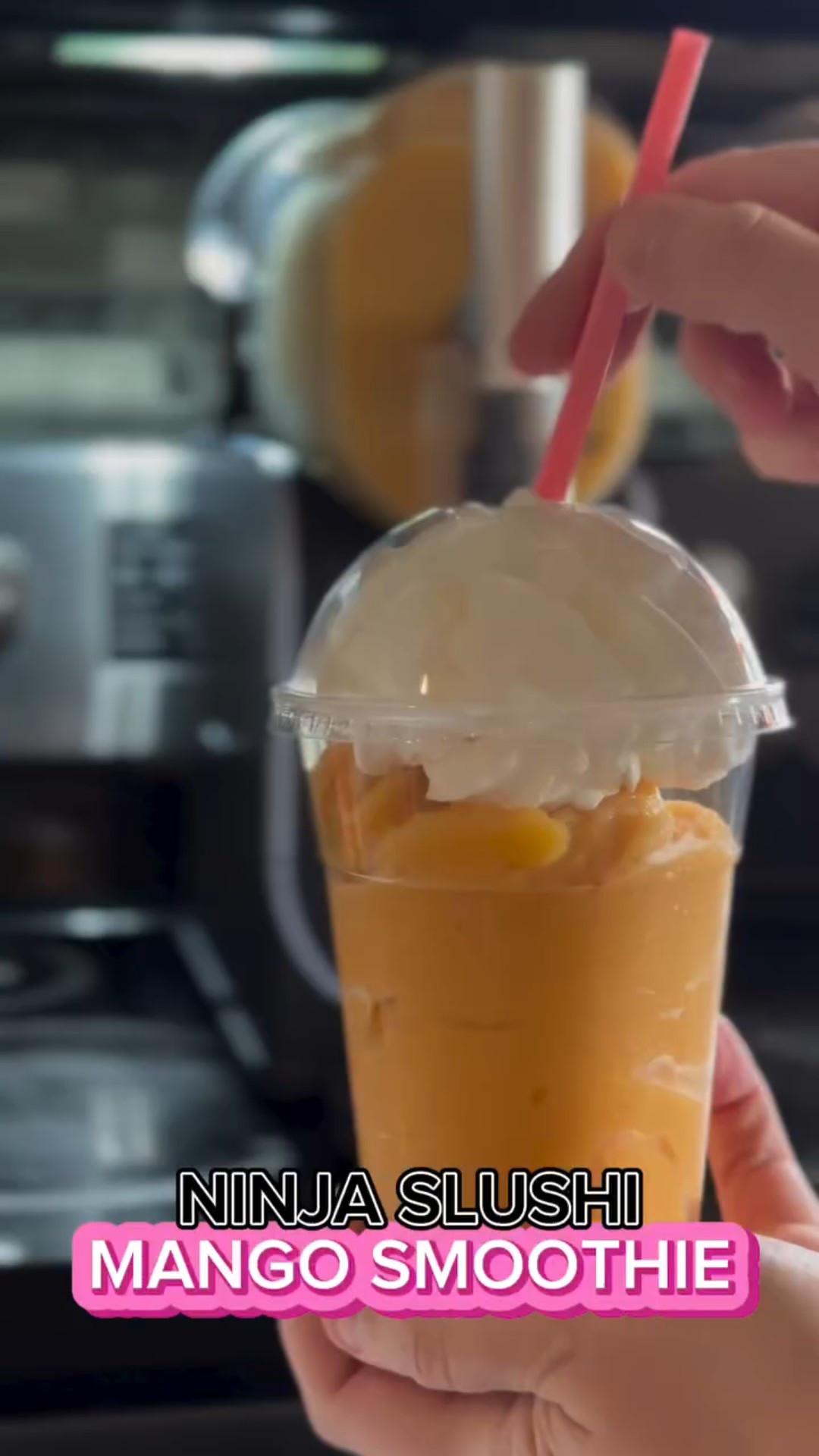 I love a simple one ingredient slushy recipe! Simply pour one bottle of Bolthouse Farms Mango Smoothie, set to MILKSHAKE -1 and enjoy! 🥭 

#ninjaslushi #mangoseason #mangosmoothie