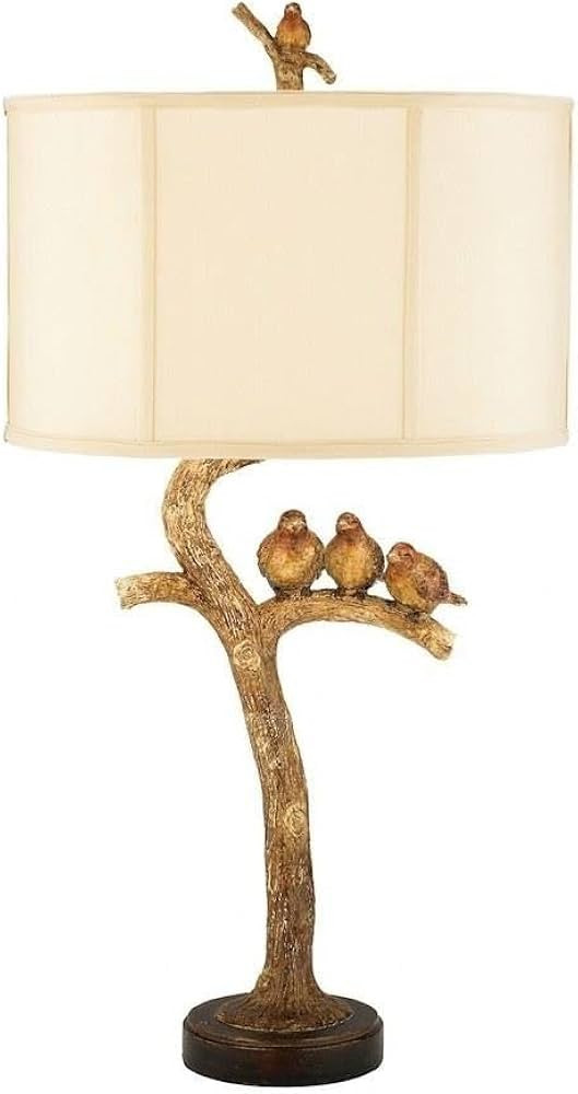 DIMOND 93-052 Three Bird, 31.0" x 11.0" x 16.5", Gold Leaf/Black Table lamp, 11W X 17D X 31H | Amazon (US)