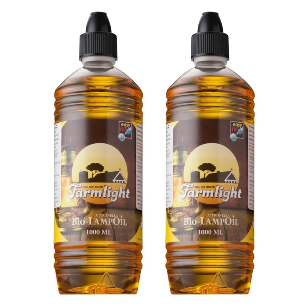 Bio Zitronella Lampenöl – 2x1L Natürliches Zitronella-Öl – Rauchfrei & Geruchlos – Für ... | Amazon (DE)