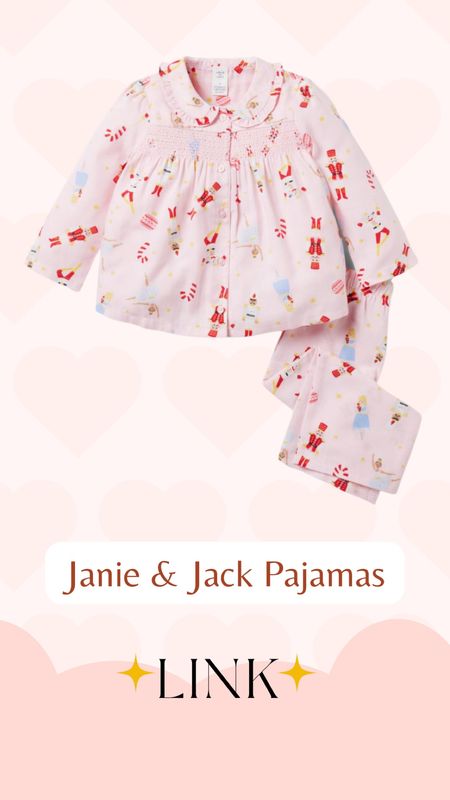 How adorable are these Janie & Jack Christmas pajamas? I love the nutcracker theme and pretty pink color! ✨ This would make the cutest gift for your little girl! 🎀 #LTKJanieandJack #pajamasforkids #christmaspajamas

#LTKHoliday #LTKGiftGuide #LTKkids