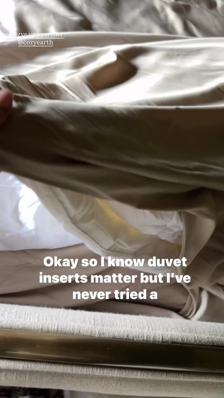 Sharing all the details for my cozy new bedding from
 @cozyearth the color is driftwood and the duvet insert is silk! So soft! 
 

#LTKHome