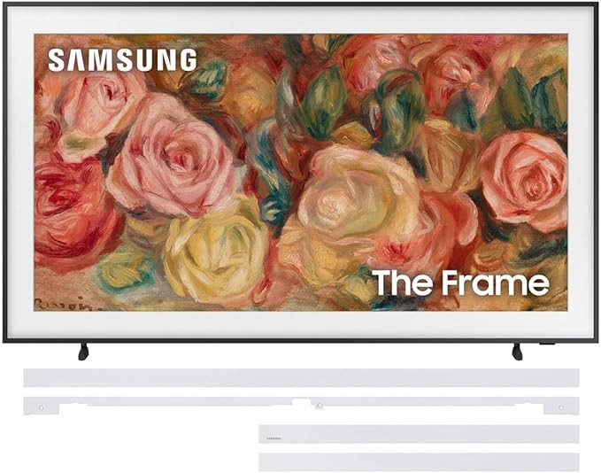 SAMSUNG QN50LS03DAFXZA 50 Inch The Frame 4K Smart Quantum HDR TV with a VG-SCFA50WTB 50 Inch The ... | Amazon (US)