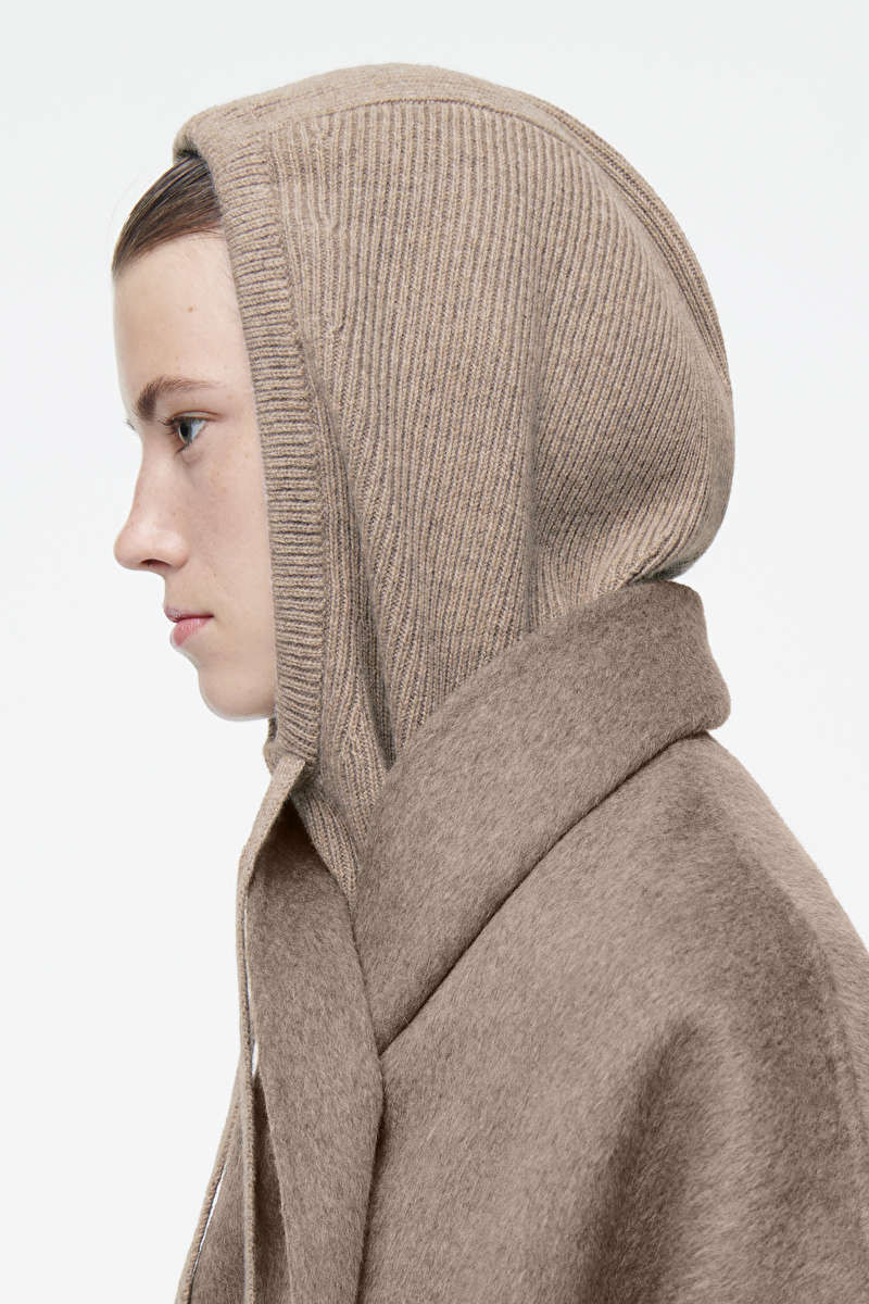 RIBBED WOOL BALACLAVA | COS (US)