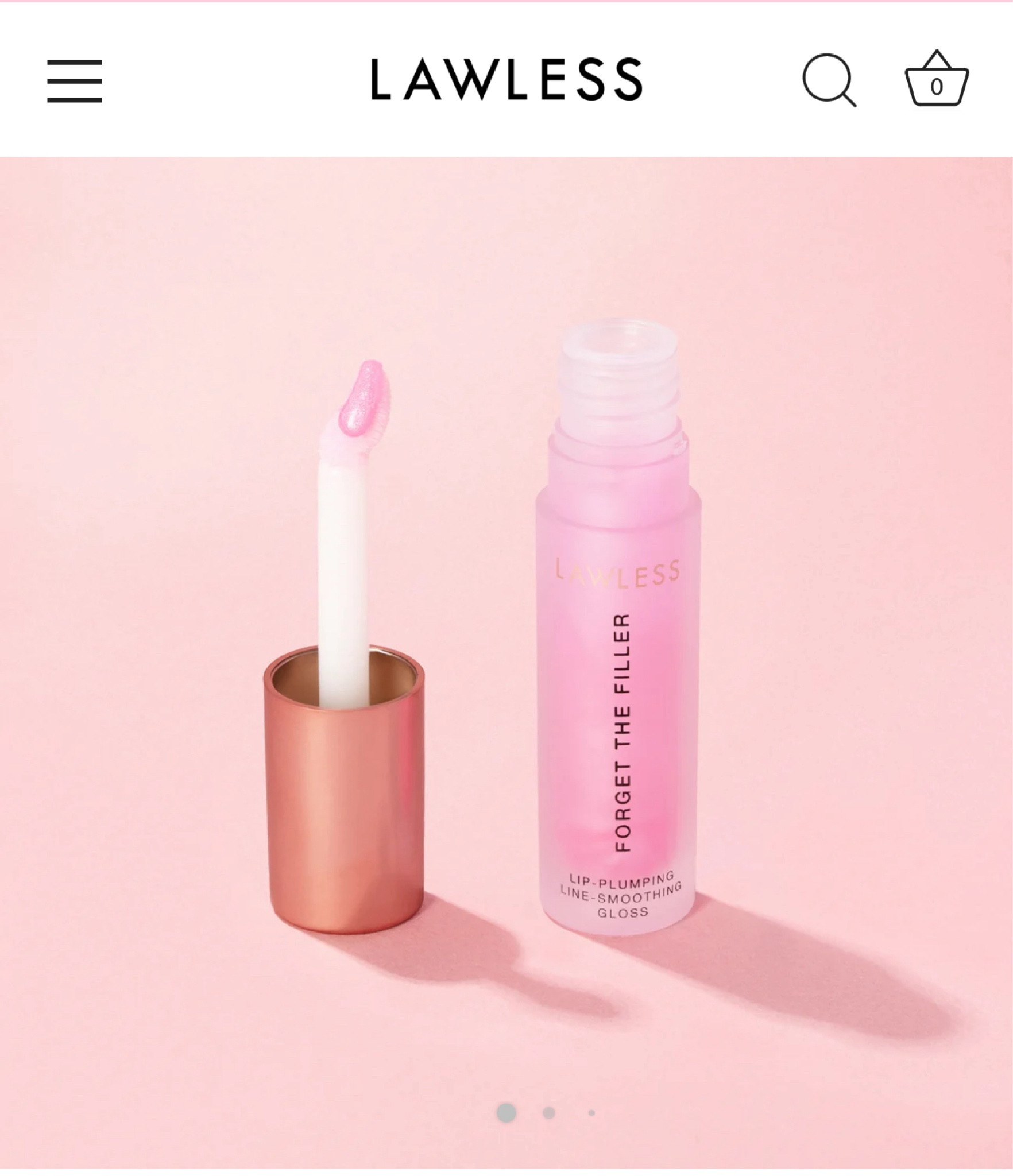 The perfect lip gloss! Great to plump the lips and fill the lines. #lipgloss #makeup
