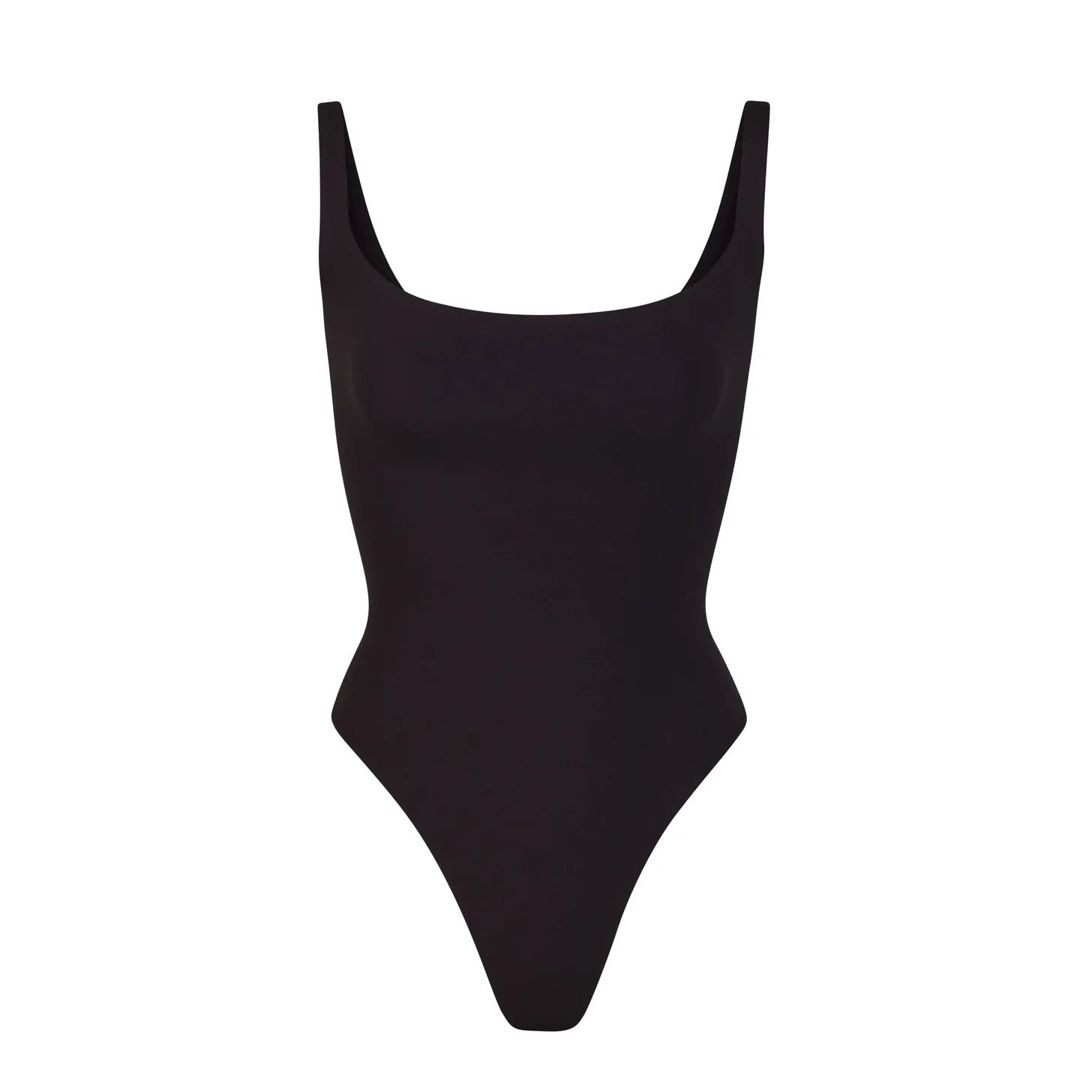 FITS EVERYBODY SQUARE NECK BODYSUIT | CLAY | SKIMS (US)