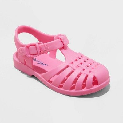 Toddler Sunny Jelly Sandals - Cat & Jack™ Pink 12T | Target