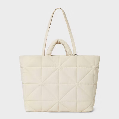 Kate Tote Handbag - A New Day™ Off-White | Target