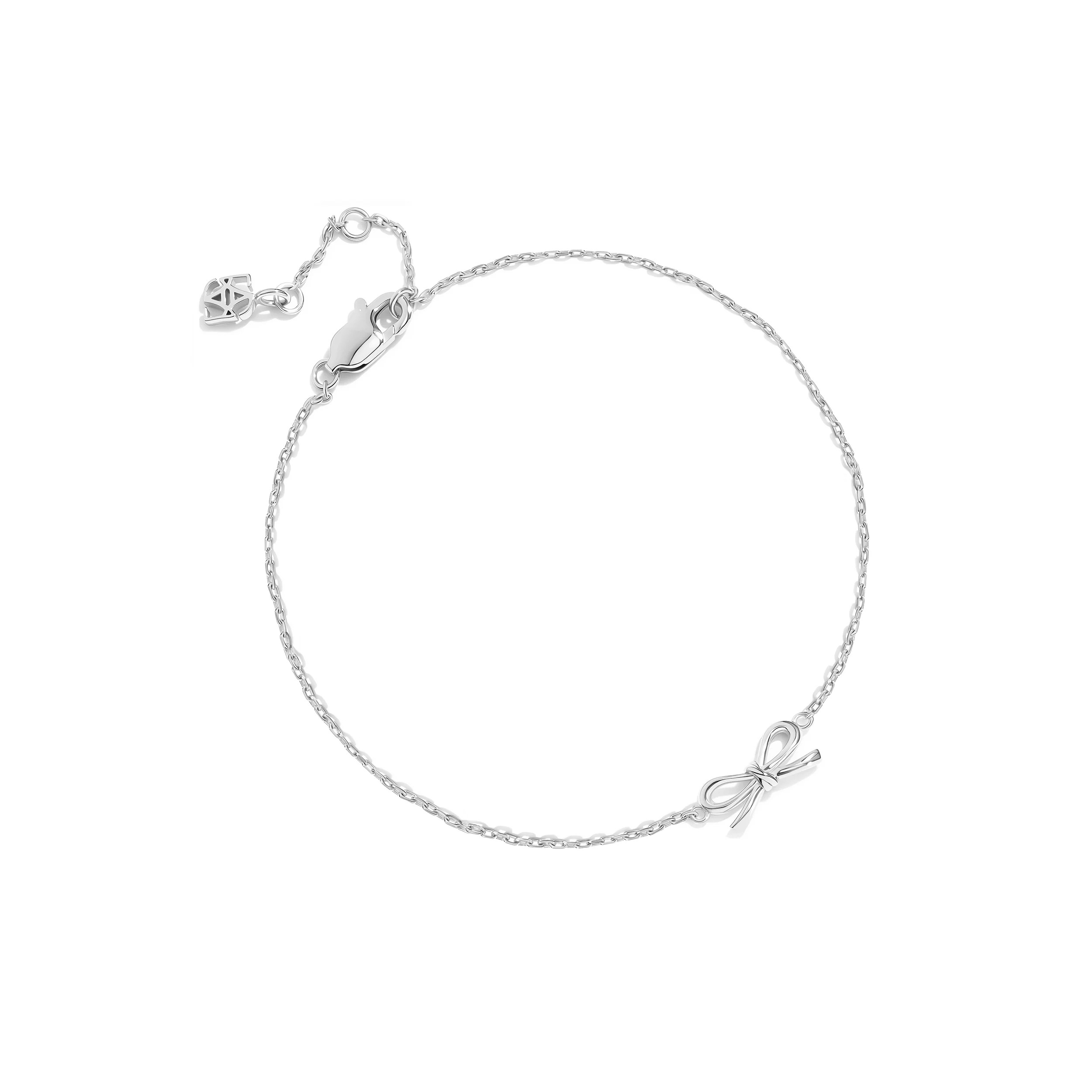 Fine Bow Bracelet (Silver) | Abbott Lyon