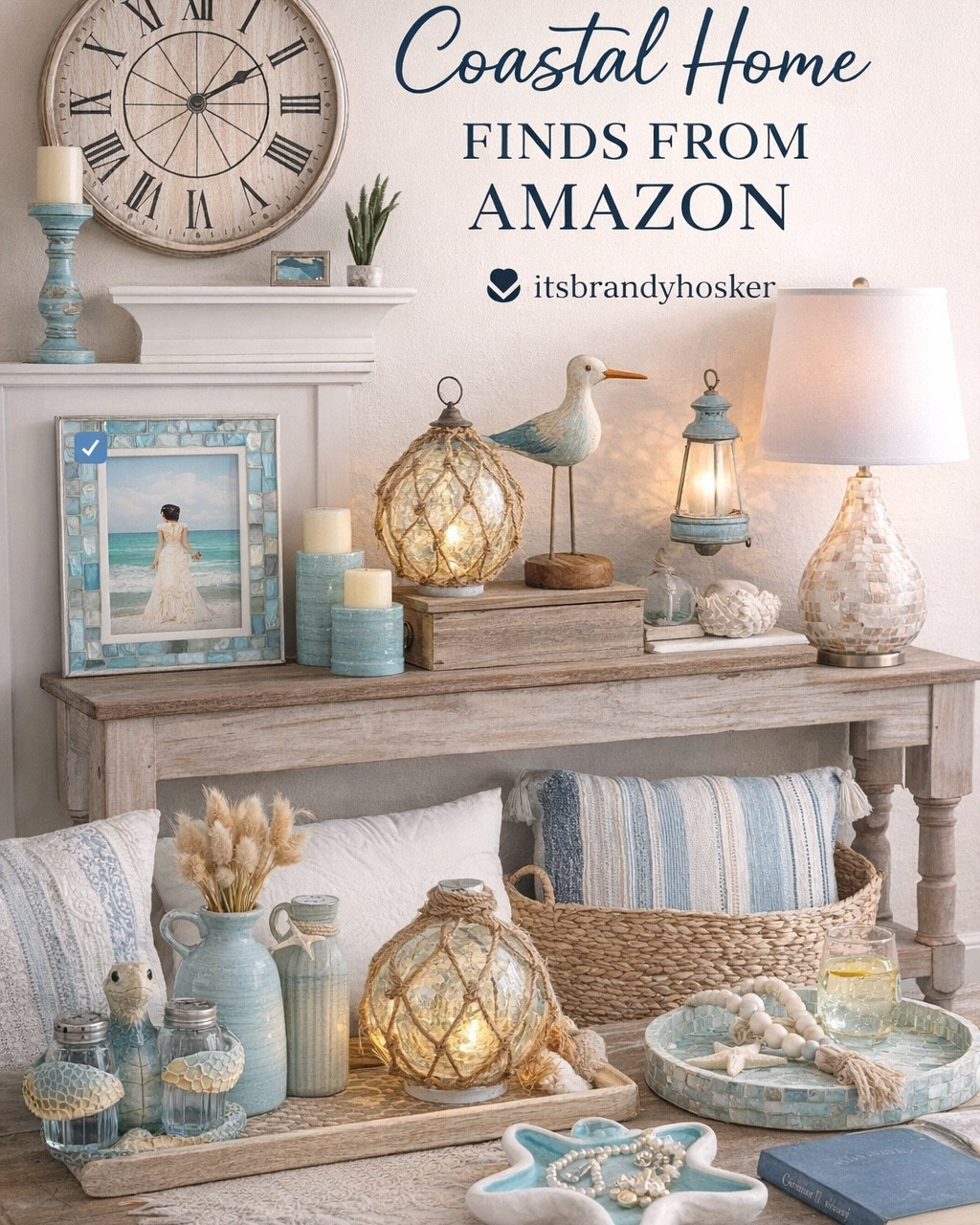 Coastal home refresh without the designer price tag 🌊✨
These Amazon finds are giving beachy, airy, effortless vibes… and I’m obsessed 🤍

From the soft blues to the natural textures, this is your sign to turn your home into a coastal dream (no ocean required 😉)

Everything is linked in my LTK 🐚 tap to shop your favorites!

#coastalhome #coastaldecor #amazonhomefinds #ltkhome #beachydecor #neutralhome #homedecorfinds #amazonfinds #coastalliving #homeinspo

#LTKHome #LTKSaleAlert