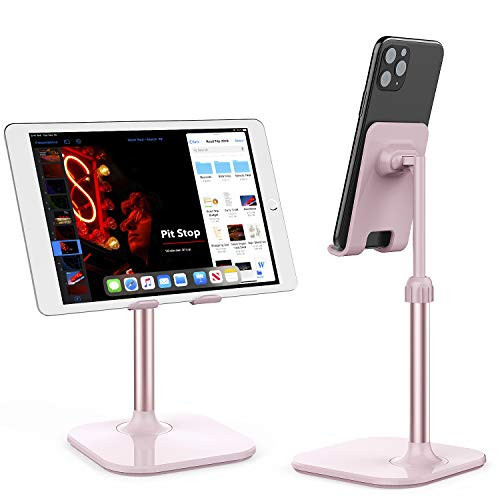 Doboli Cell Phone Stand, Phone Stand for Desk, Phone Holder Stand Compatible with iPhone and All Mobile Phones Tablet, Gifts for Adults Women Men Mom Wife, Pink | Amazon (US)
