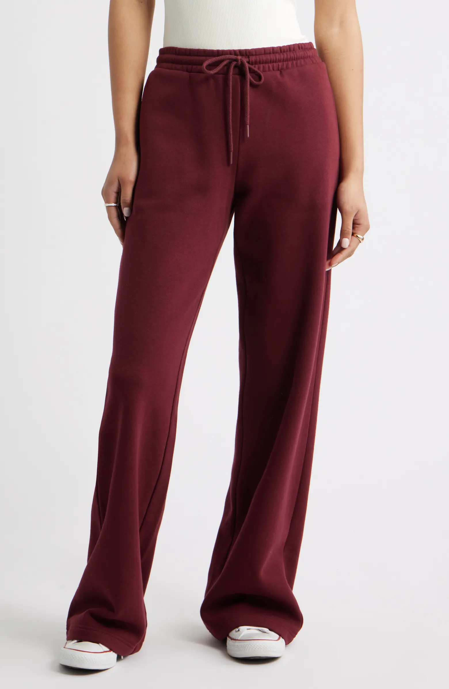 BP. Wide Leg Fleece Pants | Nordstrom | Nordstrom
