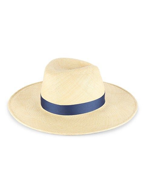Jeanne Ribbon-Trim Straw Hat | Saks Fifth Avenue