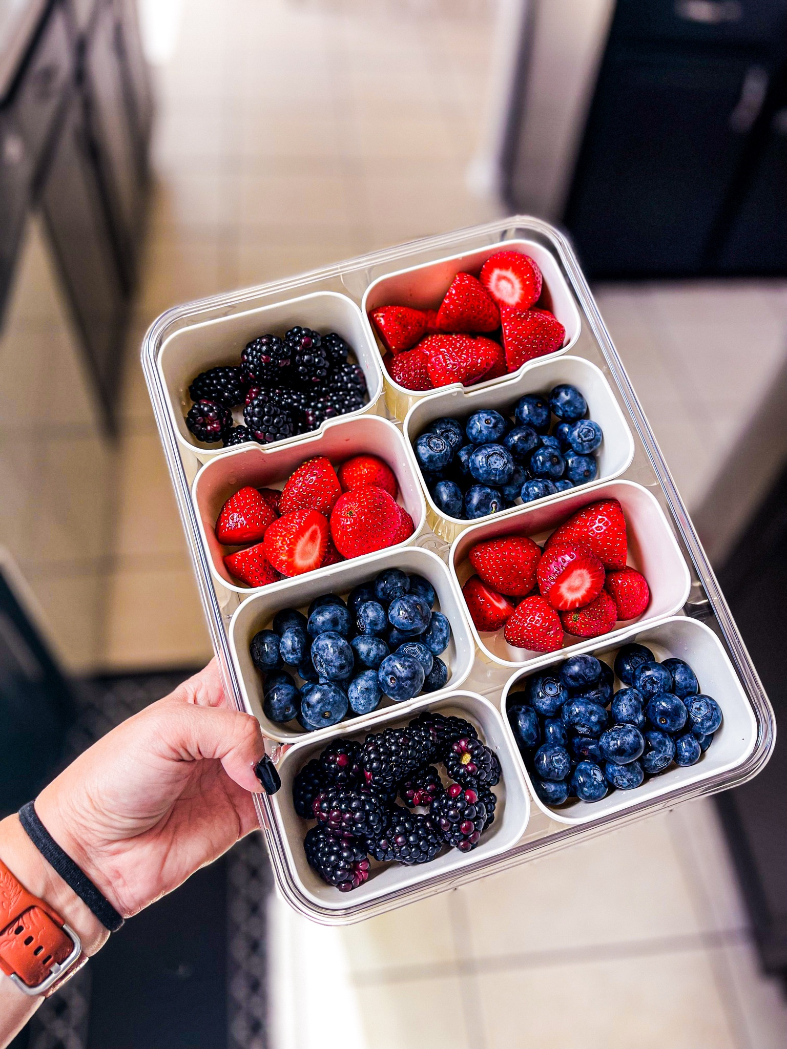 Our fruit is ready for the beginning of the week! Love this container, everyone needs one! #fruitprep #fruit #foodie #food 

#LTKBacktoSchool