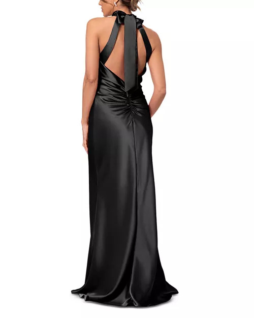 AQUA Sleeveless Satin Gown - Exclusive  | Bloomingdale's Women | Bloomingdale's (US)