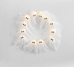 Lit Ghosts Wreath | Pottery Barn (US)