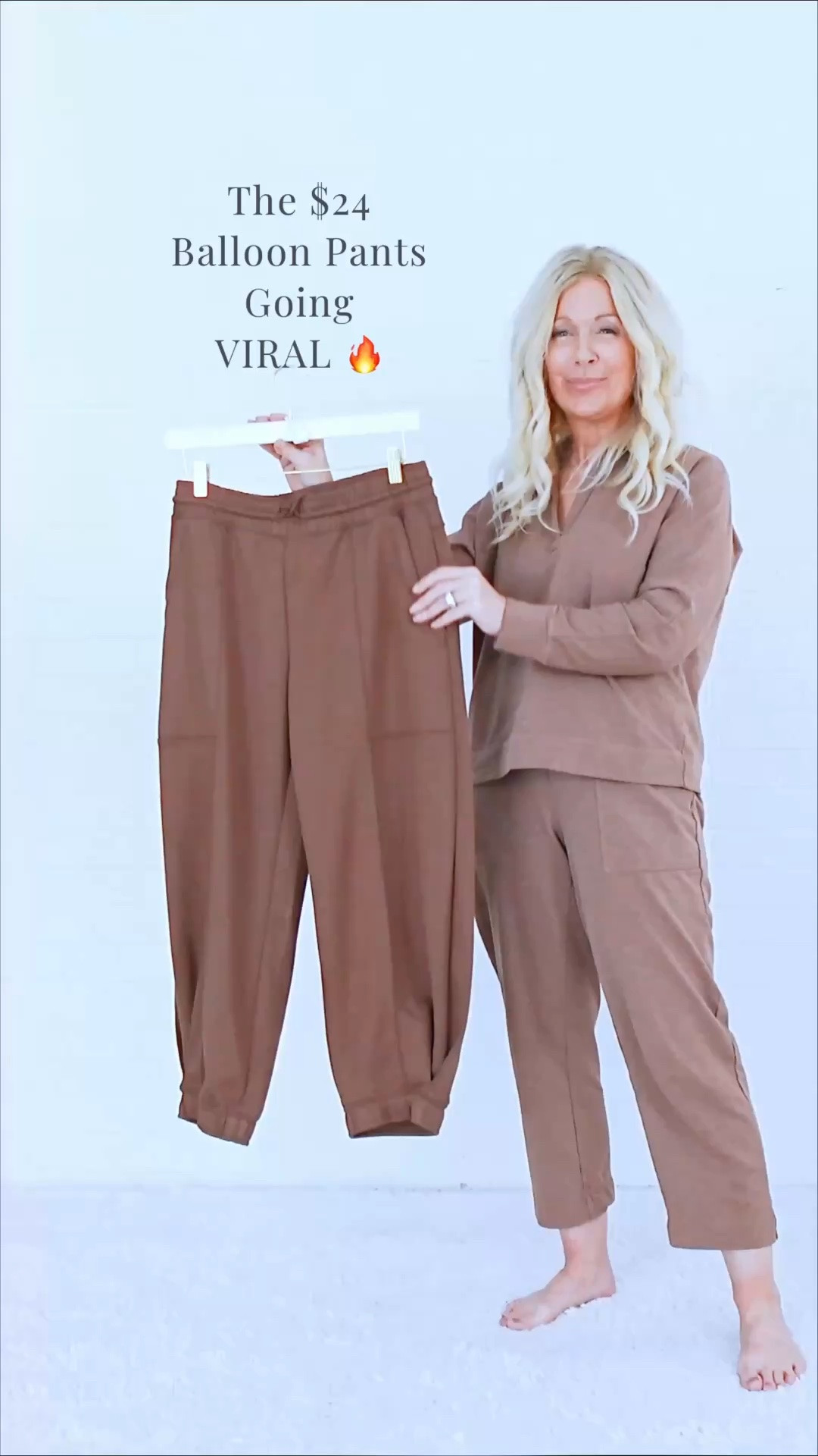 The $24 Balloon Pants Going VIRAL 🔥

All-day comfort. Polished fall style. An easy way to try a modern silhouette for just $24!

Here’s how I’m styling them for fall as a petite woman over 45. 🍂

Valarie
52yo | 5’0” | Generally wear size 2

I earn commission from these links.

#fallfashion #falloutfits #womenover40 #womenover50 #womenover60

Fall fashion 2026, fall outfits, balloon pants, petite fashion, affordable fall style, outfit ideas for women over 45, fall fashion, athleisure, walmart style,