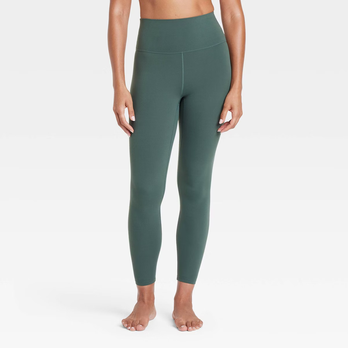 Women's Everyday Soft Ultra High-Rise 7/8 Leggings - All In Motion™ Dark Green S | Target