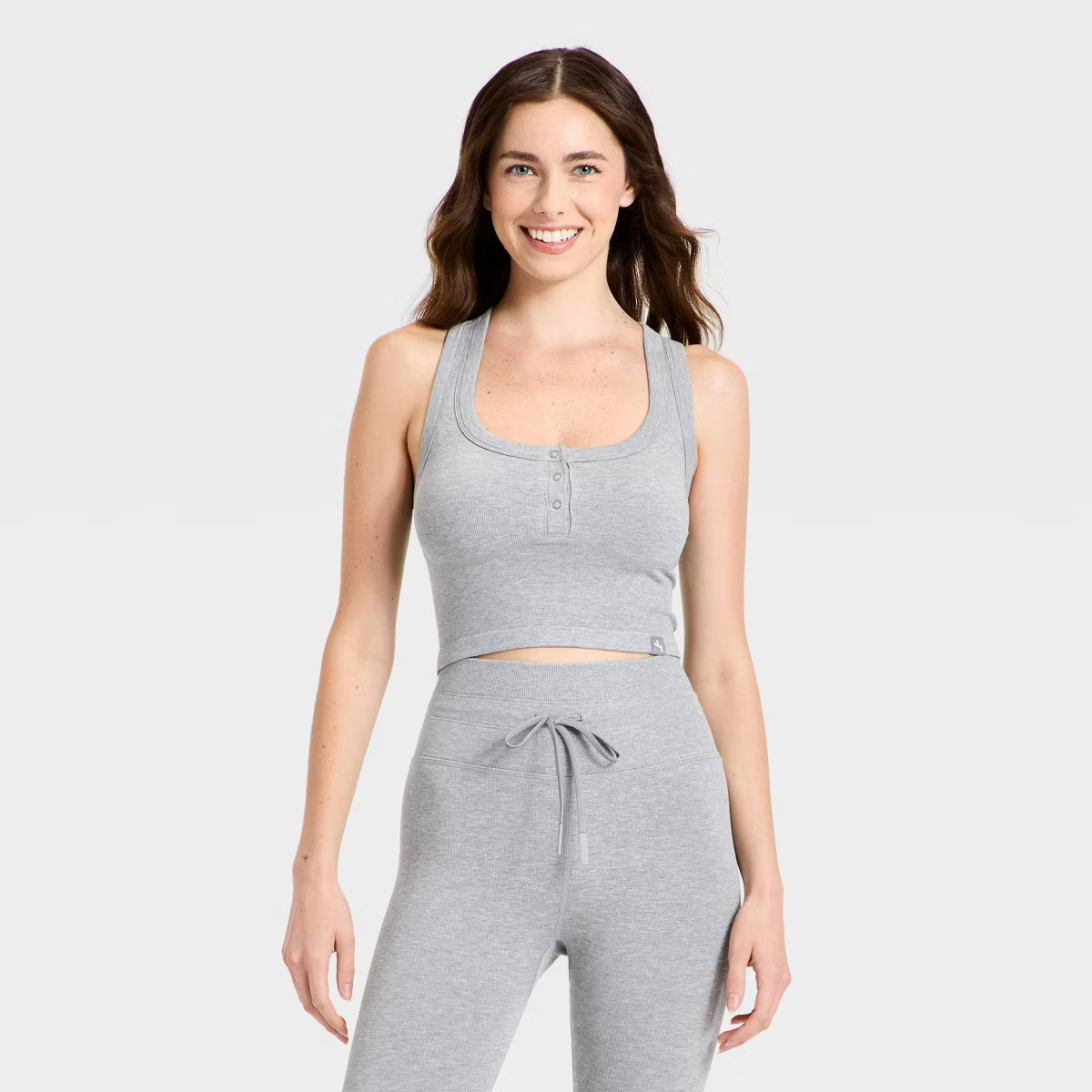 Women's Seamless Henley Tank Top - JoyLab™ | Target