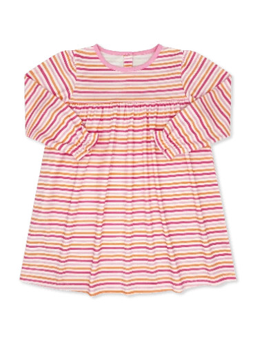Penny Play Dress - Falling For Stripes, Pink | Lullaby Set
