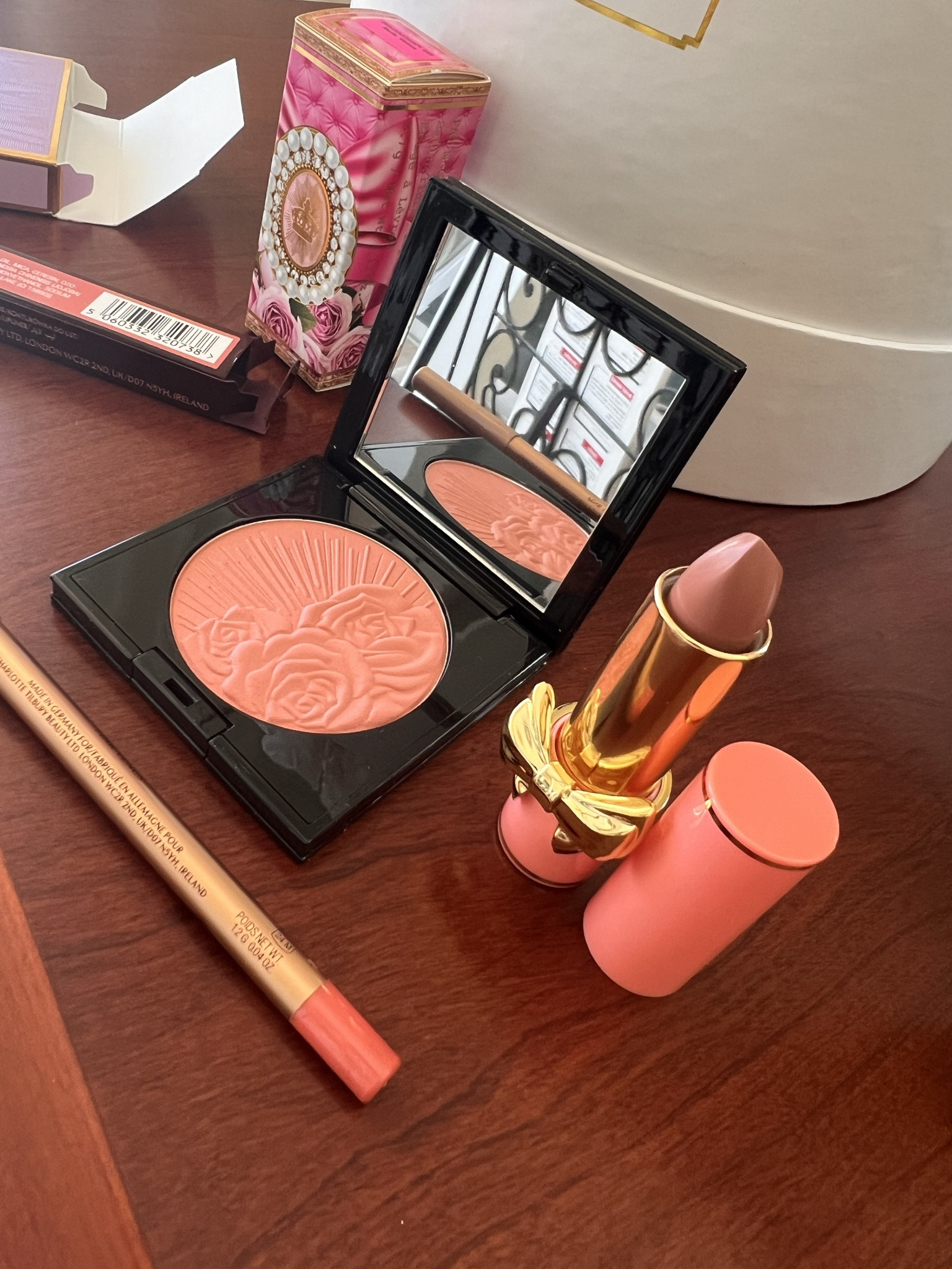 Are you looking for that? Perfect peachy hint of blush color well this might be the one if you’re light to medium complexion with a pink or even a yellow under tone  this is going to be … maybe your favorite blush ever…. it is so gorgeous it’s one of my top sellers in my shop I’m re-introducing it again. 

You will absolutely love it Pat McGrath she’s amazing. I’m also including some of my favorite all-time lip liner by Charlotte Tilbury perfect nude, rose lip, color, stunning for most  light to medium complexions in pink Venus you gotta get this it’s gorgeous and of course, I will include some of the Pat McGrath’s stunning lip colors but if you only purchase one of these items… you’ve got to get the blush it’s amazing!!!

#LTKbeauty #LTKfindsunder100 #LTKparties