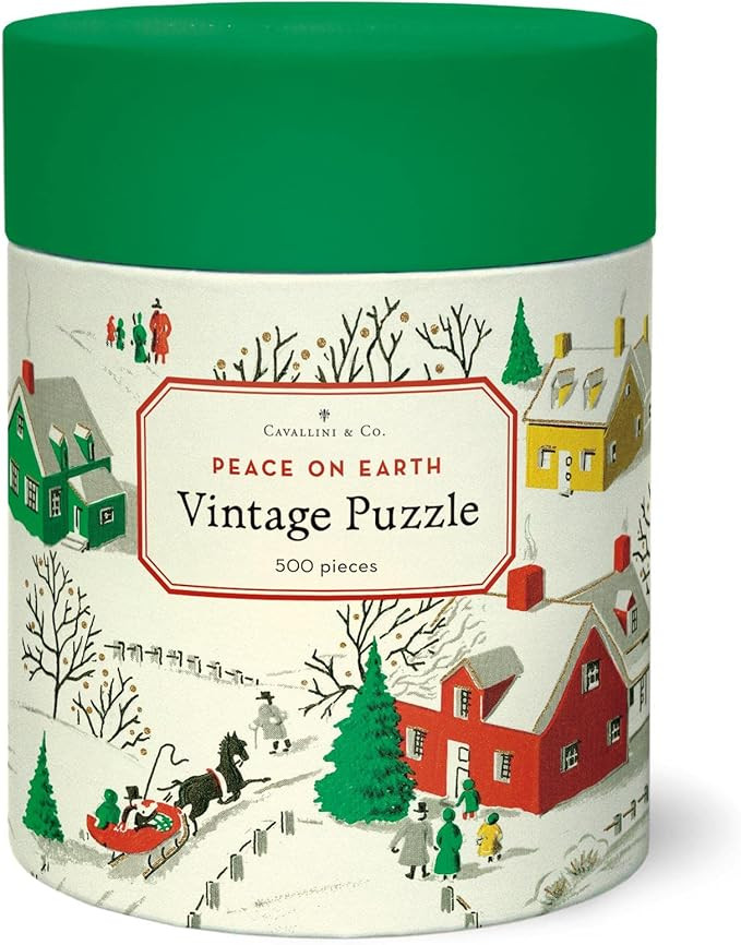 Cavallini, 500-Piece Puzzle, Peace on Earth | Amazon (US)